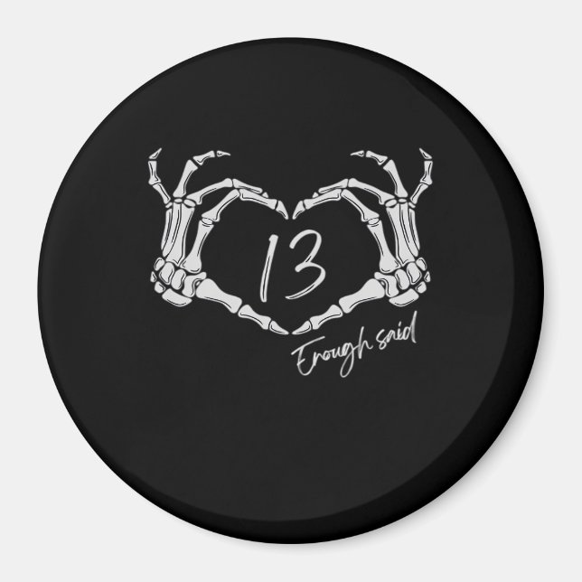 Aimant Heart Skeleton Main Classic (Devant)