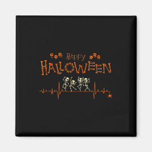 Aimant Heartbeat Happy Halloween Doctor Nurse