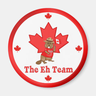 Aimant Hein castor d'équipe