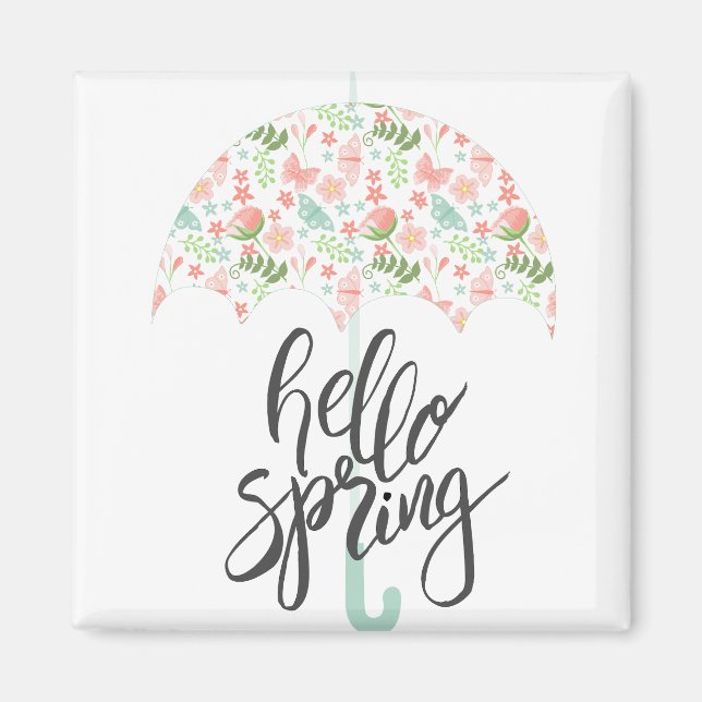 Aimant Hello Spring (Devant)