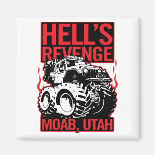 Aimant Hell's Revenge Moab Utah Off Road 4x4 Aventure
