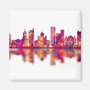 Aimant Helsinki Finlande Skyline
