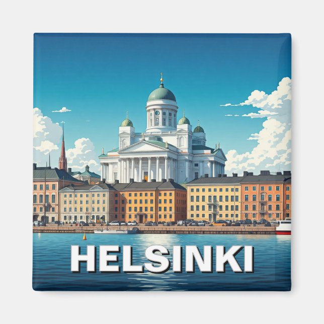 Aimant Helsinki Finlande Voyages (Devant)