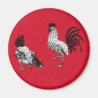 Aimant Hen et Rooster