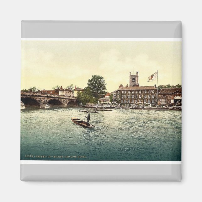 Aimant Henley on Thames, Red Lion Hotel, Londres et sous- (Devant)