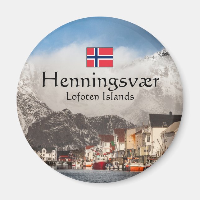 Aimant Henningsvaer Lofoten (Devant)