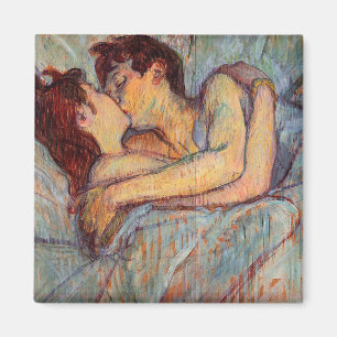 Aimant Henri De Toulouse Lautrec - En Lit Le Baiser
