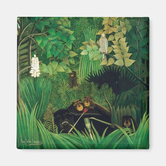 Aimant Henri Rousseau - Les Joyeux Jesters (Devant)