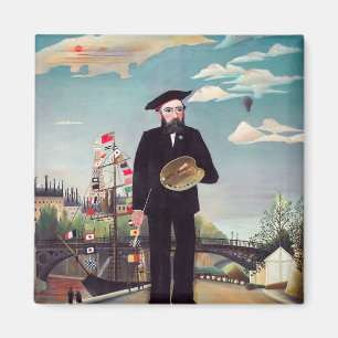Aimant Henri Rousseau - Mon portrait-Paysage