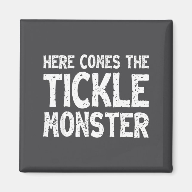Aimant Here Comes The Tickle Monster Funny Tickling Laugh (Devant)