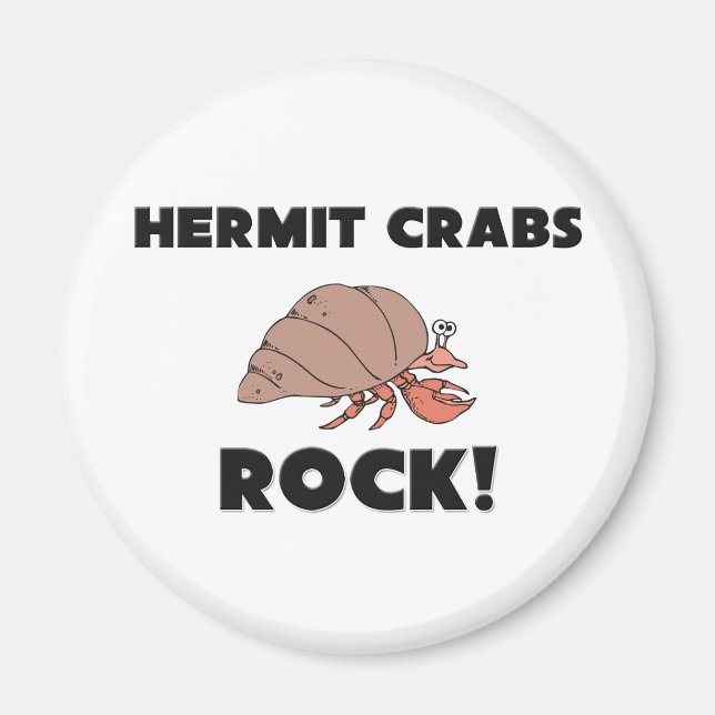 Aimant Hermite Crabes Rock (Devant)