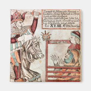 Aimant Hermod à cheval sur Sleipnir