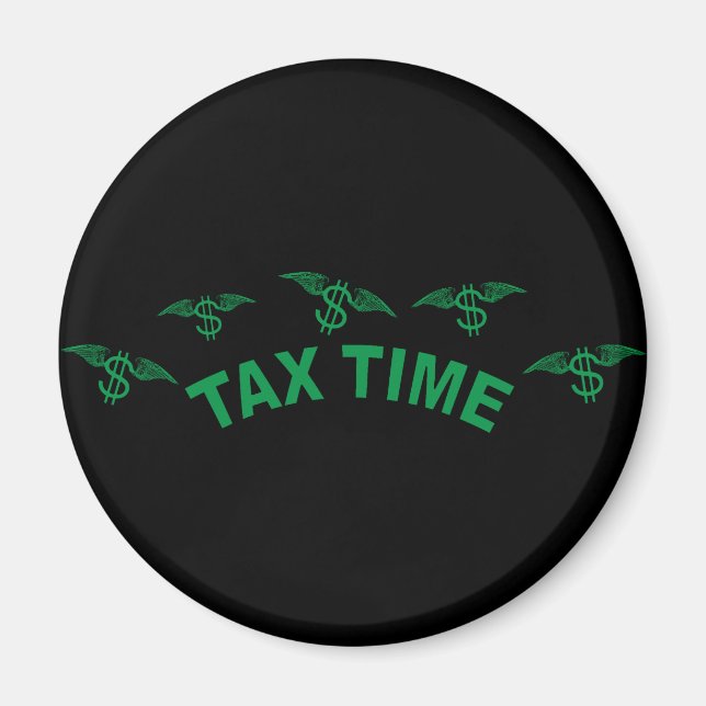 Aimant Heure de taxe (Devant)