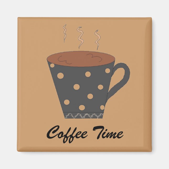 Aimant Heure du café (Devant)