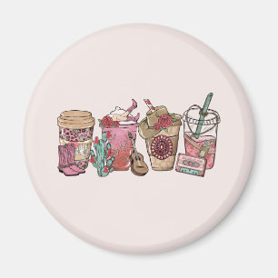 Aimant Heure du café Cowboy