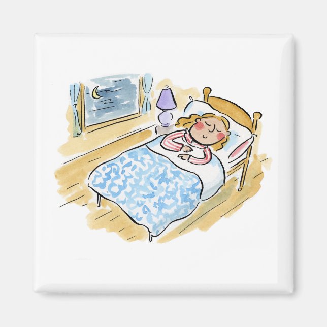 Aimant Heure du lit (Devant)