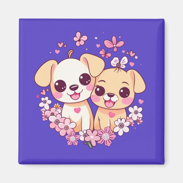 AIMANT HEUREUSE SAINTE-VALENTIN ! (Devant)