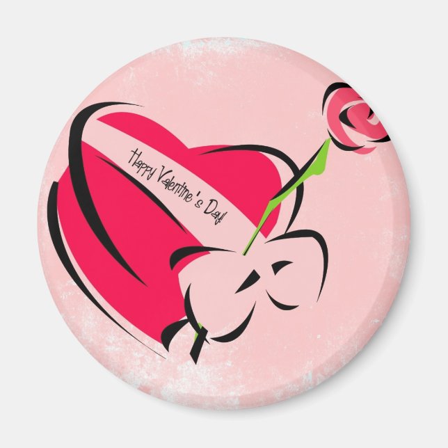 Aimant Heureuse Sainte-Valentin (Devant)