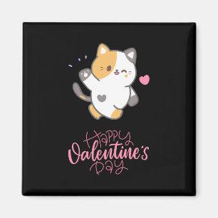 Aimant Heureuse Sainte-Valentin 2023 - Cats Lover Valenti