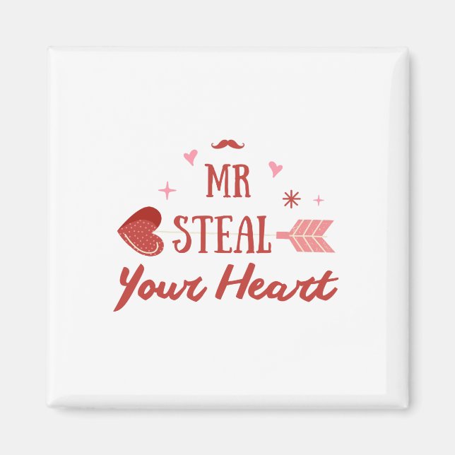 Aimant Heureuse Sainte-Valentin 2023 - Coeurs de la Saint (Devant)