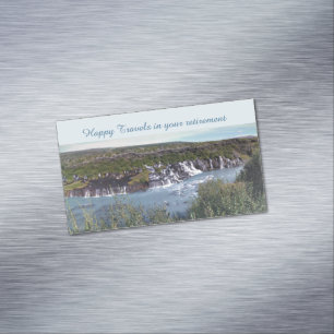 Aimant heureux de retraite de voyages