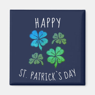 Aimant Heureux Shamrock Clover Joyeux Saint Patrick's day