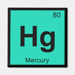 Aimant Hg - Mercury Chemistry Periodic Table Symbol