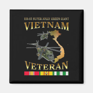 Aimant Hh-53 Super Jolly Green Giant Helicopter Vietnam V