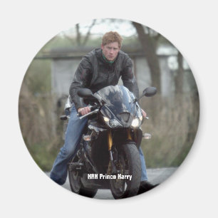 Aimant HH Prince Harry moto