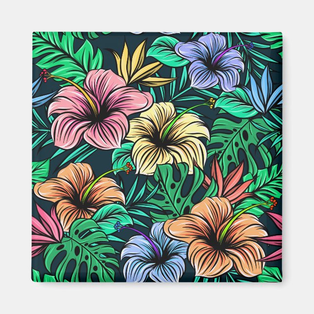 Aimant Hibiscus (Devant)