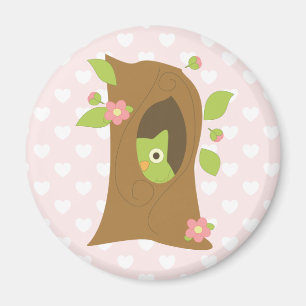 Aimant Hibou dans un arbre
