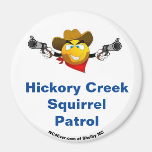 Aimant Hickory Creek Squirrel Patrol Fun Frigo