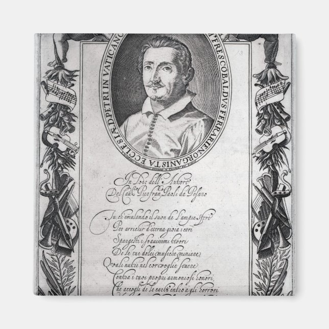 Aimant Hieronymus Frescobaldi, gravé par Christian (Devant)