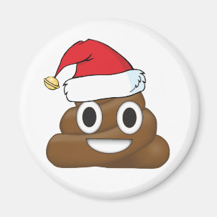 Aimant Hilarié Xmas Poop Emoji