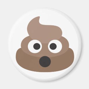 Aimant Hilarious choqué Emoji Poop