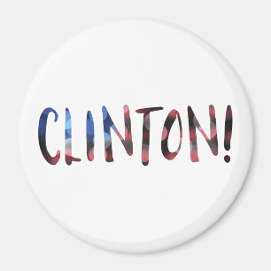 Aimant Hillary Clinton bokeh