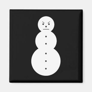 Aimant Hiphop Angry Snowman Noël