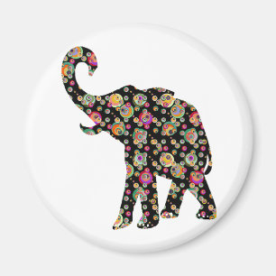 Aimant Hippie Eléphant