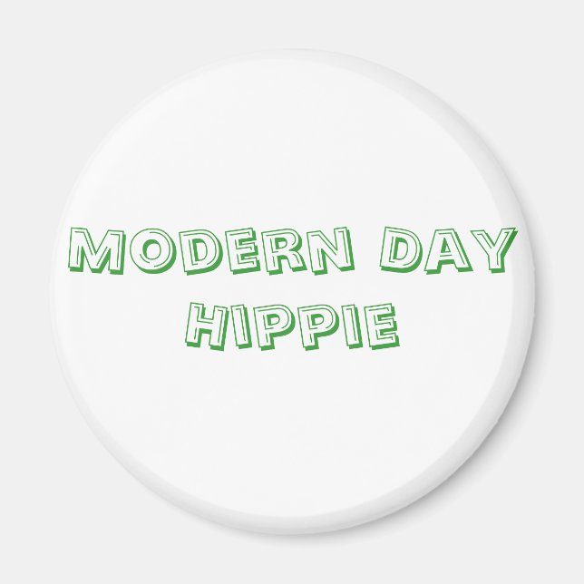 Aimant Hippie moderne (Devant)