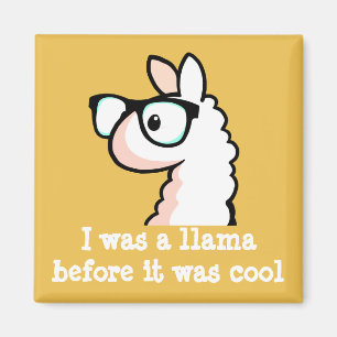 Aimant Hipster Llama