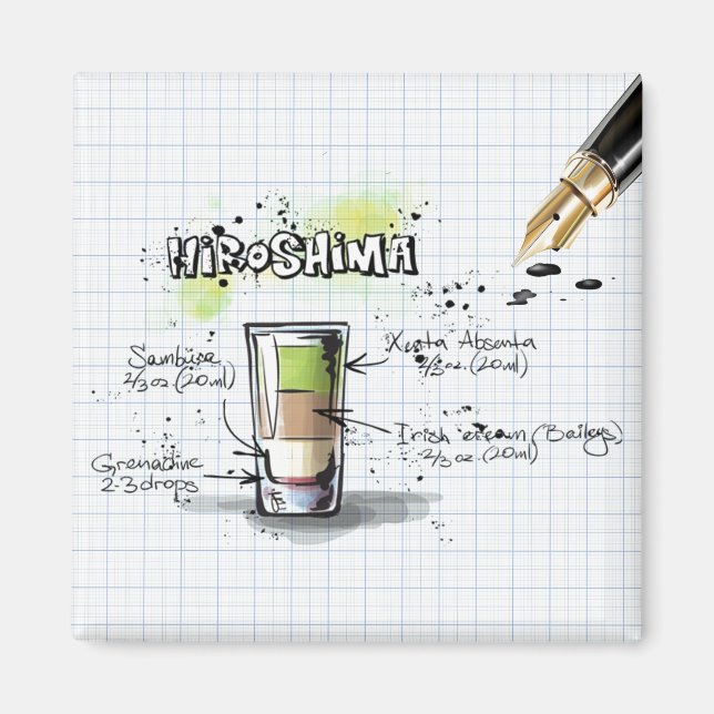 Aimant Hiroshima (Devant)