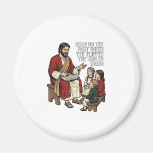 Aimant Histoire de la Bible drôle Vintage Professeur reli