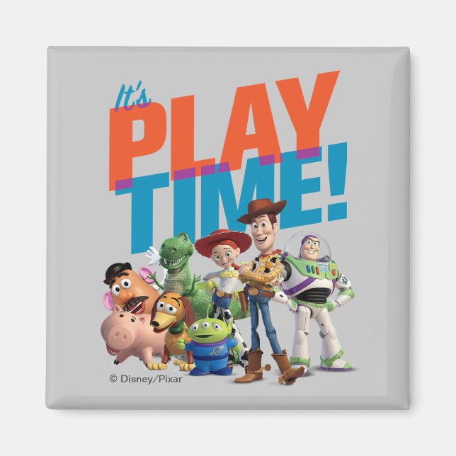 Aimant Histoire du jouet | C'est l'heure du jeu (Devant)