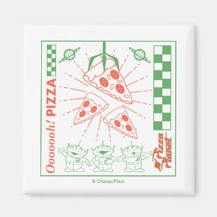 Aimant Histoire du jouet Pizza Planet graphique