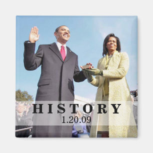 Aimant HISTOIRE : Inauguration du président Obama