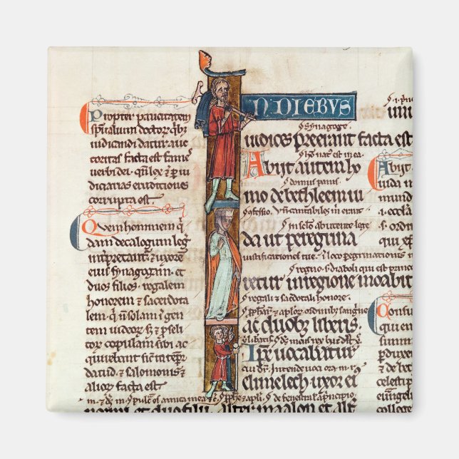 Aimant Historié initial 'I' représentant Ruth (Devant)