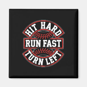 Aimant Hit Hard Run Fast Turn Left Shirt Men Boy Sell Pla