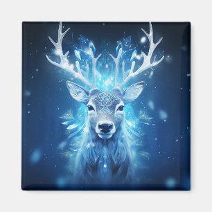 Aimant Hiver Majesté - Cerf