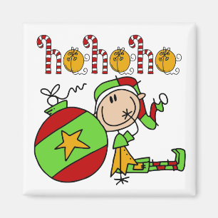 Aimant Ho Ho Ho Holiday Elfe