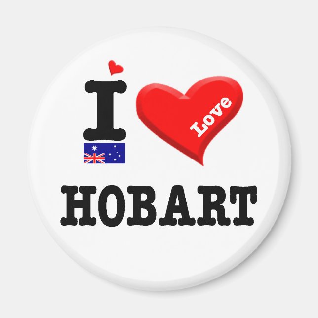 Aimant HOBART - I Love (Devant)